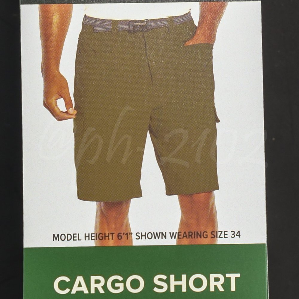 Orvis men cargo short with belt GREEN 32 34‎ 36 38 40 42 - Picture 2 of 11